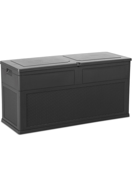 Toomax Toscana 320 lt Antrasit Bahçe Depolama Sandığı Balkon Sandığı Plastik Dolap
