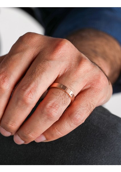 Pembe Altın Çift Alyans 4 mm fırsatları