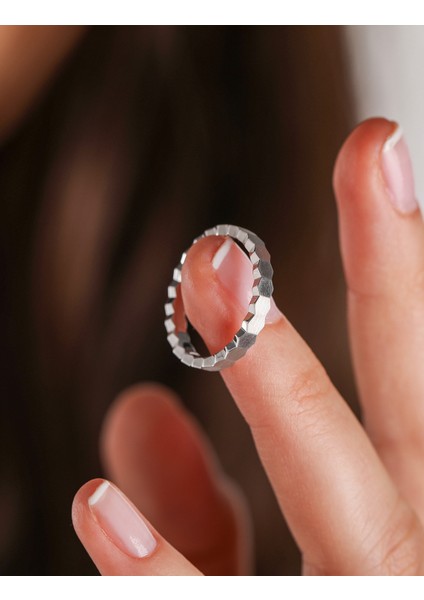 Beyaz Altın Çift Alyans 3 mm