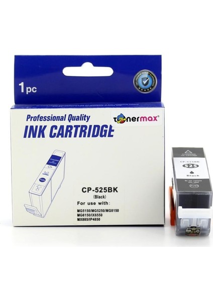 Canon PGI-525 Pgbk Siyah Muadil Kartuş