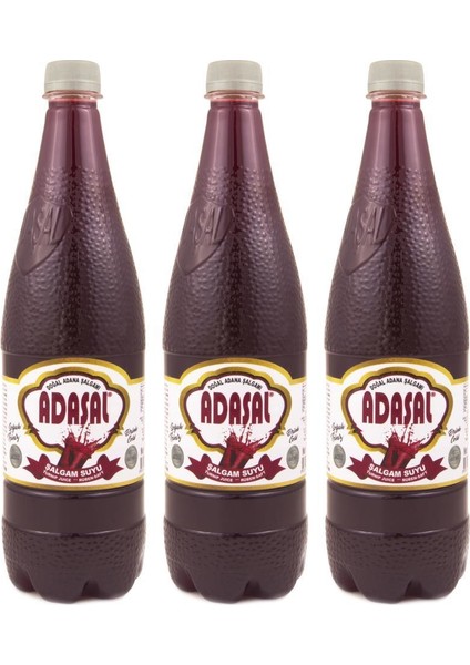 Adana'dan Adaşal Şalgam Suyu Acısız 1 Lt 6 Li C Vitamini Deposu