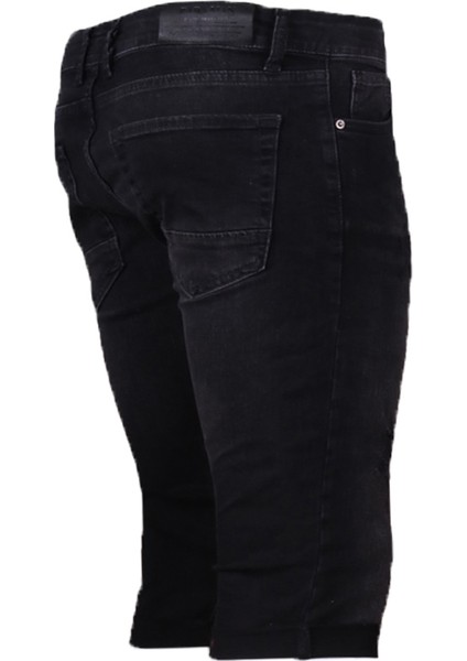 Erkek Denim Şort 83440 Erh Siyah