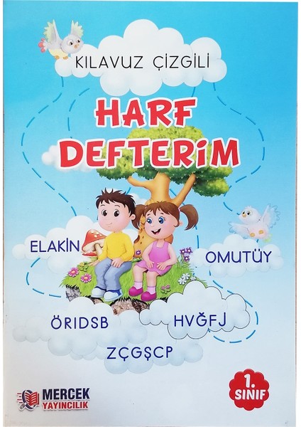 1. Sınıf Kılavuz Çizgili Harf Defterim