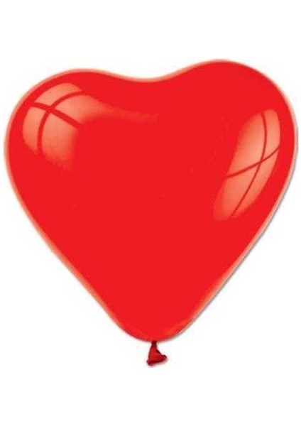 Kalp Şeklinde Lateks Balon 10 Adet