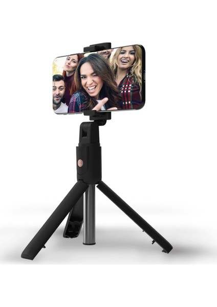 Bluetooth Talent Selfie Sopası Tripod Siyah