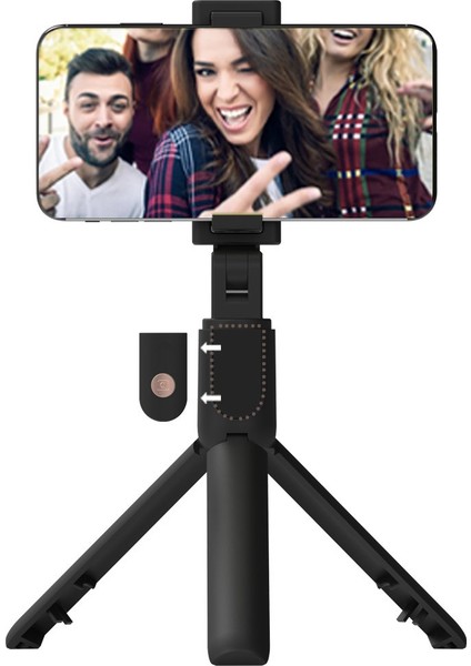 Bluetooth Talent Selfie Sopası Tripod Siyah fiyatları