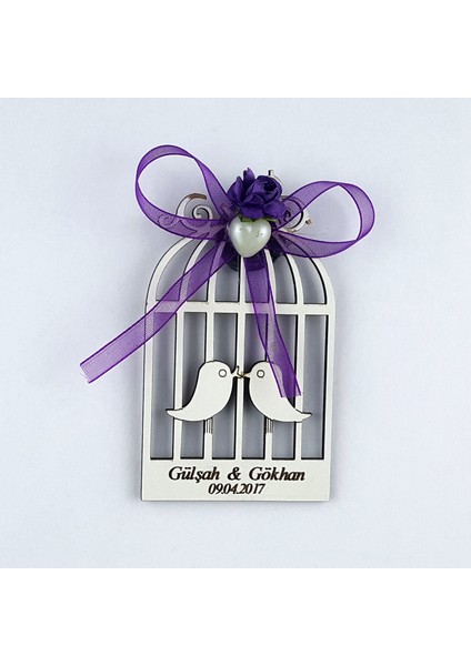 Show Bazaar Şekeri Ahşap Lazer Magnet 50 Adet SLK-122