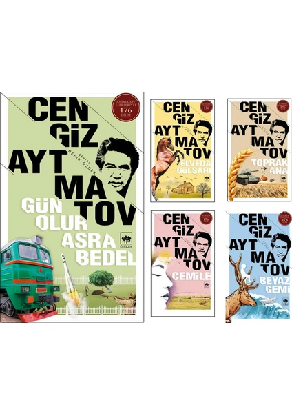 Gün Olur Asra Bedel, Beyaz Gemi, Cemile, Toprak Ana, Elveda Gülsarı - Cengiz Aytmatov - 5 Kitap Set