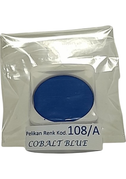 Suluboya Tableti Tekli 6,5 Gram 108/A Cobalt Blue - Kobalt Mavi