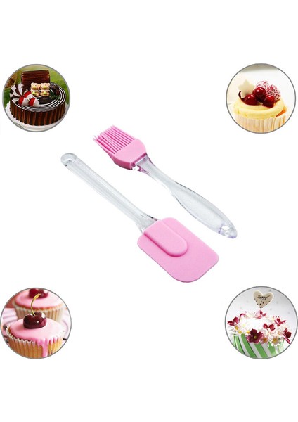 Silikon Yumurta Fırçası ve Spatula 2'li Set