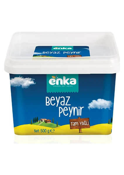 Enka Süt Beyaz Peynir Tam Yağlı pls kutu- 500 g