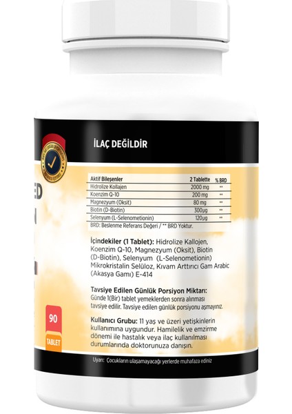 Koenzim 90 Tablet & Vitamin D3 400'lü 20 ml
