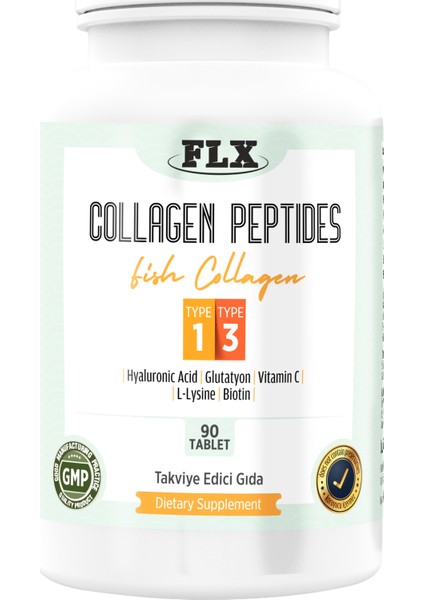 Marina Collagen Peptides Balık Kollajen Tip 1-3 90 Tablet & Vitamin D3 400'lü 20 ml