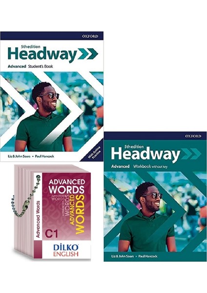 Headway 5th Edition Advanced Kod'lu Set & Advanced Words (Kelime Kartı C1)