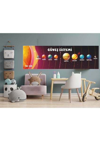Güneş Sitemi, Uzay Çocuk Bebek Odası Duvar Sticker fiyatları