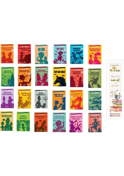 Dünya Çocuk Klasikleri 24 Kitap Set 2 / Yason Kitap Ayracı