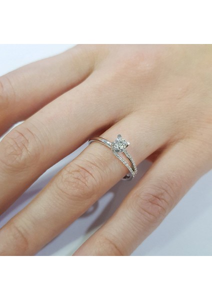 0.30 Ct. Pırlanta Tektaş Yüzük