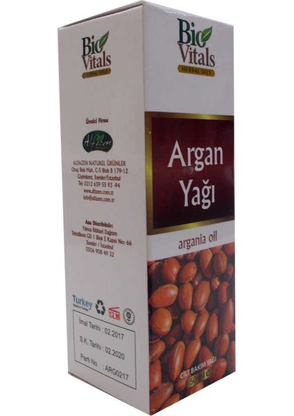 Bio Vitals Argan Yağı 50 ml