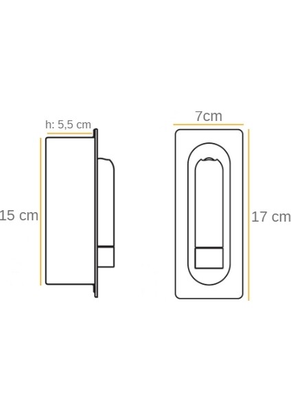 Modern Dekoratif 3W LED Yatak Başı Okuma Lambası 3000K Siyah (1ADET)