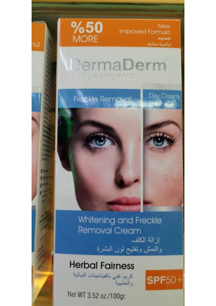 Beyazlatıcı Krem 100 gr Spf 50 +