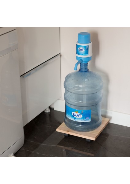 Plato Doğal Ahşap Tekerlekli Saksı Standı Saksı Altlığı Damacana Altlığı Tüp Altlığı indirimleri