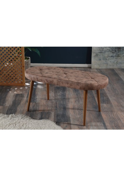 My Massa Bench - Ahşap Ceviz Ayaklı