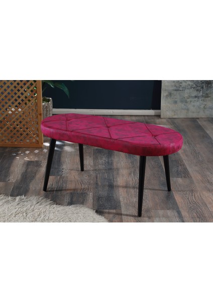 My Massa Bench - Ahşap Siyah Ayaklı
