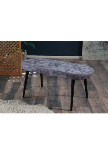 My Massa Bench - Ahşap Siyah Ayaklı