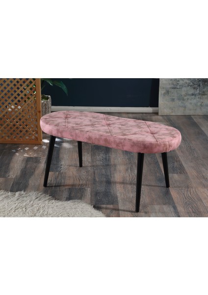 My Massa Bench - Ahşap Siyah Ayaklı