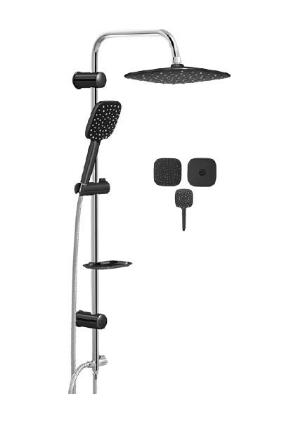 Aqua Black Duş Takımı
