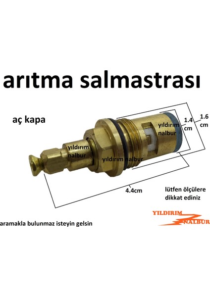 Arıtma Musluk Salmastrası Aç Kapa Küçük Boy Musluk Içi Arıtma Salmastıra