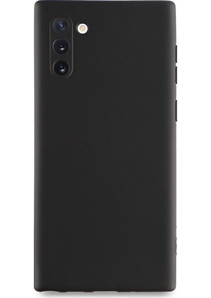 Samsung Galaxy Note 10 Kılıf Kamera Korumalı Premier Silikon Kapak - Siyah