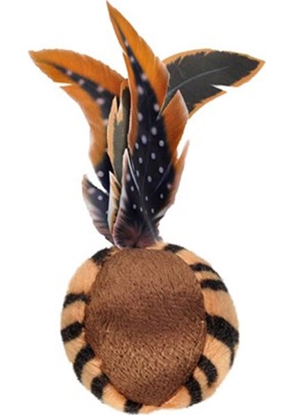 Jungle Tüylü Top Kedi Oyuncağı 7,8cm