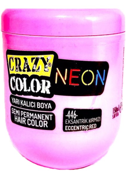 Crazy Color Saç Boyası Neon Eksantrik Kırmızı NEON1004