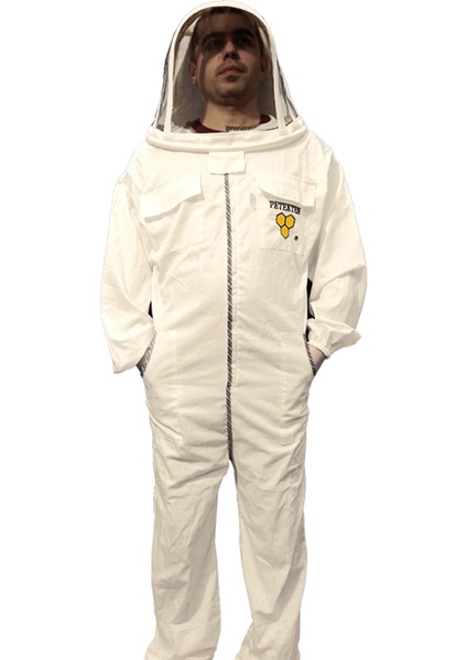 Petekten Astronot Tip Tam Boy Arıcı Tulumu Beyaz fiyatları
