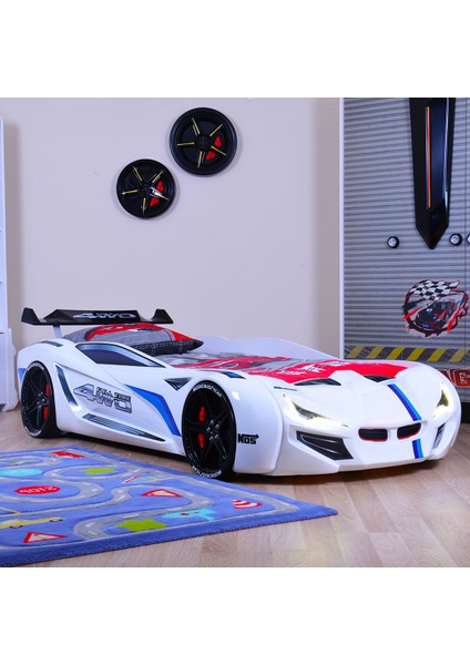 Mercedes Standart Arabalı Yatak, Beyaz
