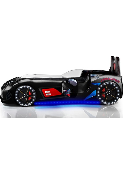 Audi Kapıları Açılabilen Full Ledli Koltuklu Arabalı Yatak,siyah fırsatları