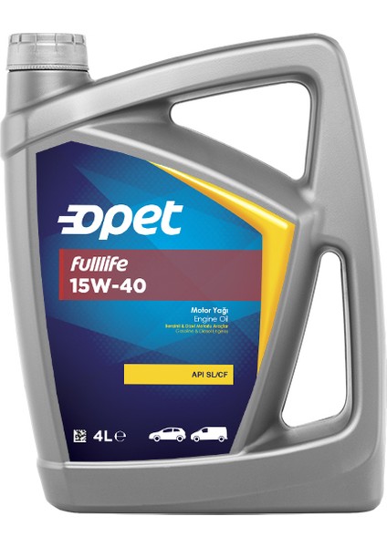 Fulllife 15W-40 4 Litre Motor Yağı ( Üretim Yılı :2022 )