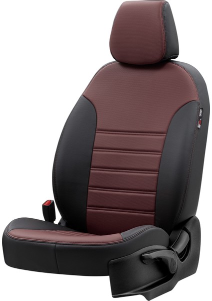 Seat Altea Xl 2004-2015 Özel Üretim Koltuk Kılıfı Istanbul Design Bordo - Siyah