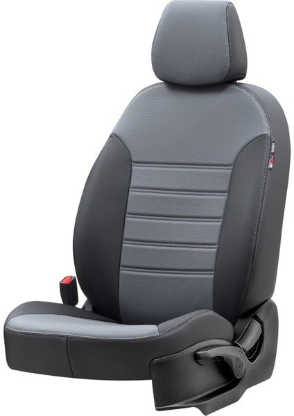 Seat Mii 2012-2019 Özel Üretim Koltuk Kılıfı Istanbul Design Füme - Siyah