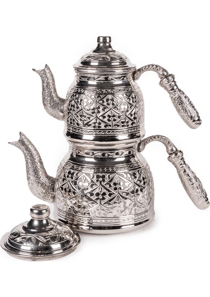 Papatyalı Bakır Çaydanlık