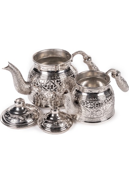 Papatyalı Bakır Çaydanlık