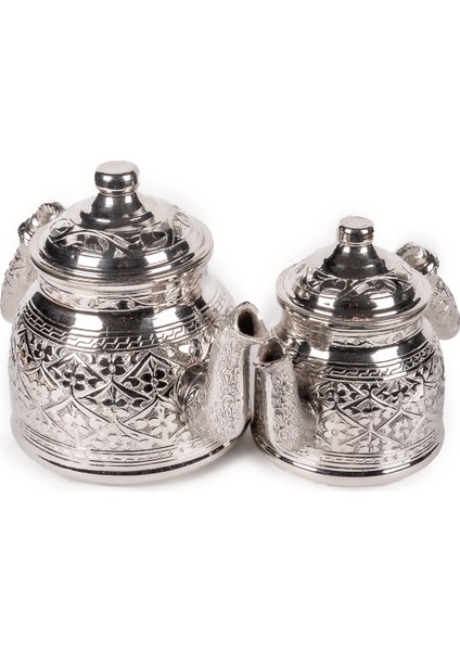 Papatyalı Bakır Çaydanlık