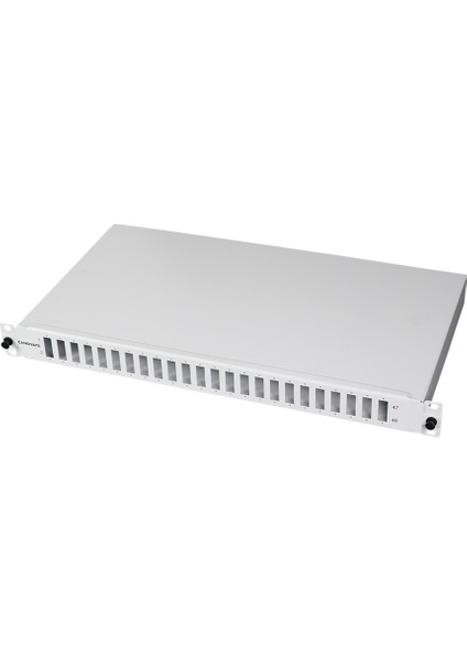 Fiber Patch Panel 48 Port Sürgülü Sonlandırma Kutusu Karbon Çelik (Dkp) 19'' 1u 482X254 (Boş) 2 Yıl Üretici Garantili