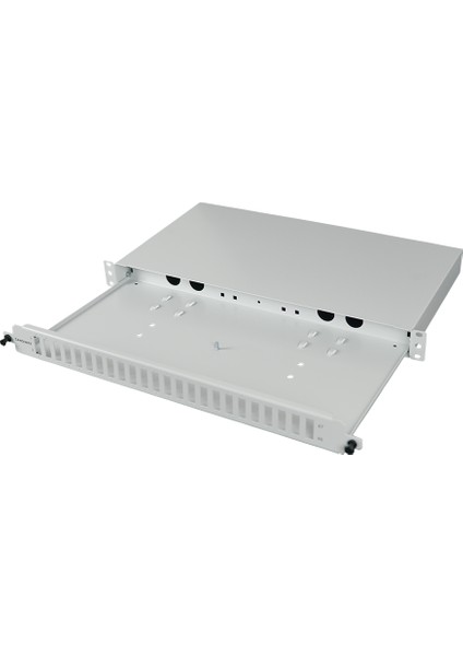 Fiber Patch Panel 48 Port Sürgülü Sonlandırma Kutusu Karbon Çelik (Dkp) 19'' 1u 482X254 (Boş) 2 Yıl Üretici Garantili