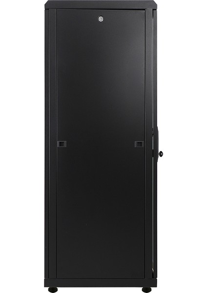 42U 800X800MM 19''dikili Tip Network Rack Kabinet Siyah Çelik Sac Ön Cam Kapı Montajlı Ral 9005 2 Yıl Üretici Garantili