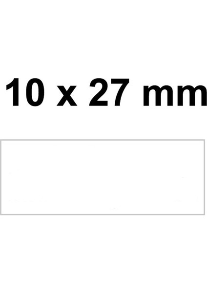 Kişiye Özel Eko 10 Ekonomik Otomatik Kaşe - 10 x 27 mm fiyatları