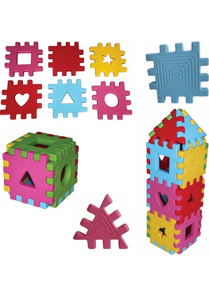 King Kids Plastik Küçük Puzzle 24 Parça