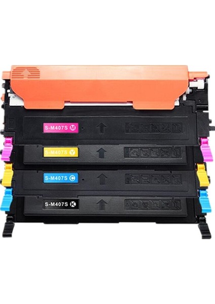 Samsung Clx 3185W CLT-407 4 Renk Muadil Toner Set Chipli