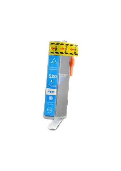 HP Officejet 7500/7000/6500/6000 920XL Mavi Yüksek Kapasite Muadil Kartuş